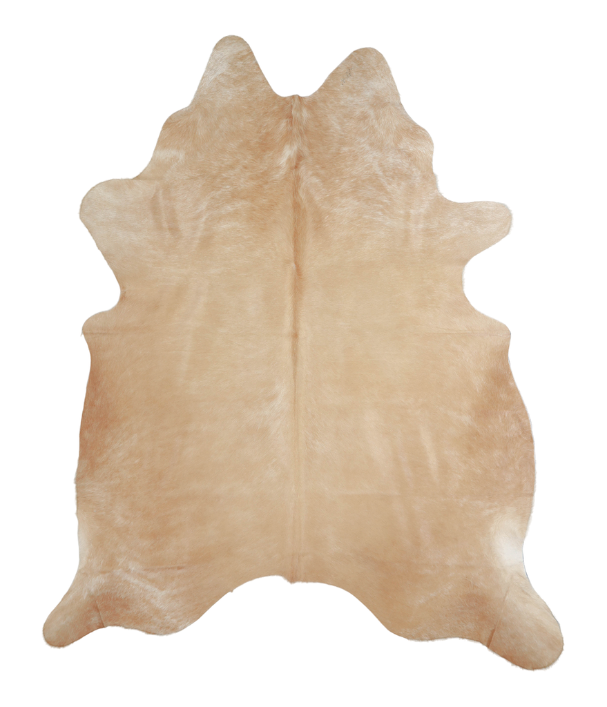 Beige XX-Large Brazilian Cowhide Rug 7'11"H x 6'5"W #A20600 by Hudson Hides
