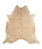 Beige XX-Large Brazilian Cowhide Rug 7'3