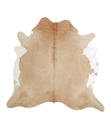 Beige XX-Large Brazilian Cowhide Rug 6'11"H x 7'2"W #A20608 by Hudson Hides