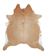 Beige XX-Large Brazilian Cowhide Rug 7'9"H x 6'8"W #A20616 by Hudson Hides