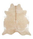 Beige XX-Large Brazilian Cowhide Rug 7'7"H x 6'11"W #A20618 by Hudson Hides