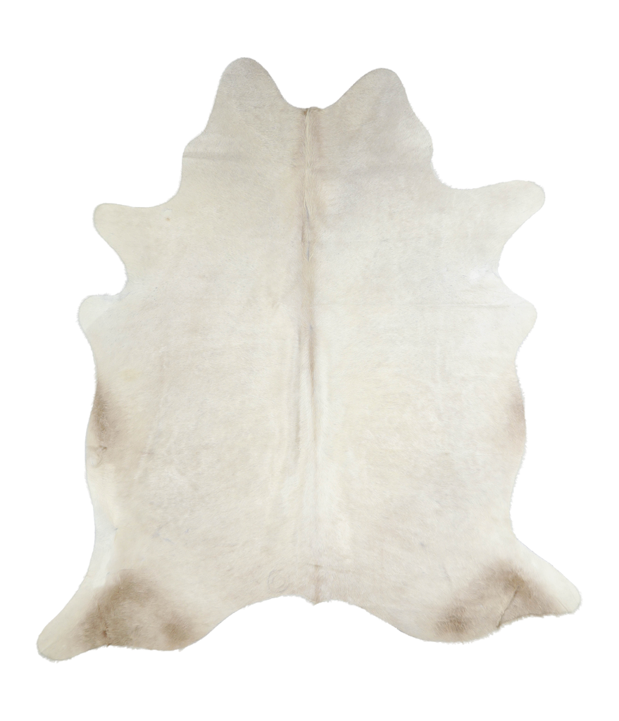 Champagne X-Large Brazilian Cowhide Rug 7'4"H x 6'7"W #A20680 by Hudson Hides
