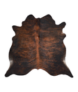 Dark Brindle X-Large Brazilian Cowhide Rug 6'1"H x 6'7"W #A20691 by Hudson Hides