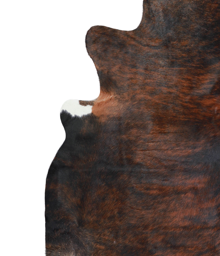 Dark Brindle X-Large Brazilian Cowhide Rug 6'8"H x 6'6"W #A20692 by Hudson Hides