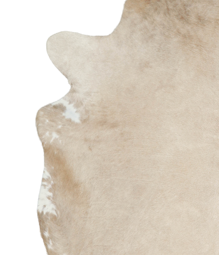 Beige XX-Large Brazilian Cowhide Rug 7'6"H x 6'9"W #A20707 by Hudson Hides