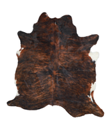Dark Brindle X-Large Brazilian Cowhide Rug 6'7"H x 6'1"W #A20711 by Hudson Hides