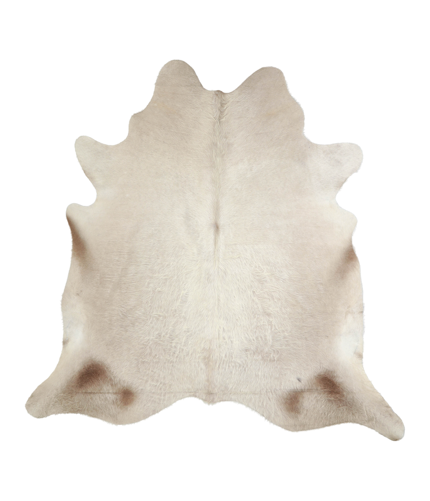 Champagne X-Large Brazilian Cowhide Rug 6'10"H x 6'9"W #A20716 by Hudson Hides
