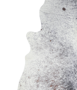 Salt and Pepper Black X-Large Brazilian Cowhide Rug 7'2"H x 6'5"W #A20735 by Hudson Hides