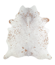 Salt and Pepper Brown X-Large Brazilian Cowhide Rug 6'8"H x 6'0"W #A20738 by Hudson Hides