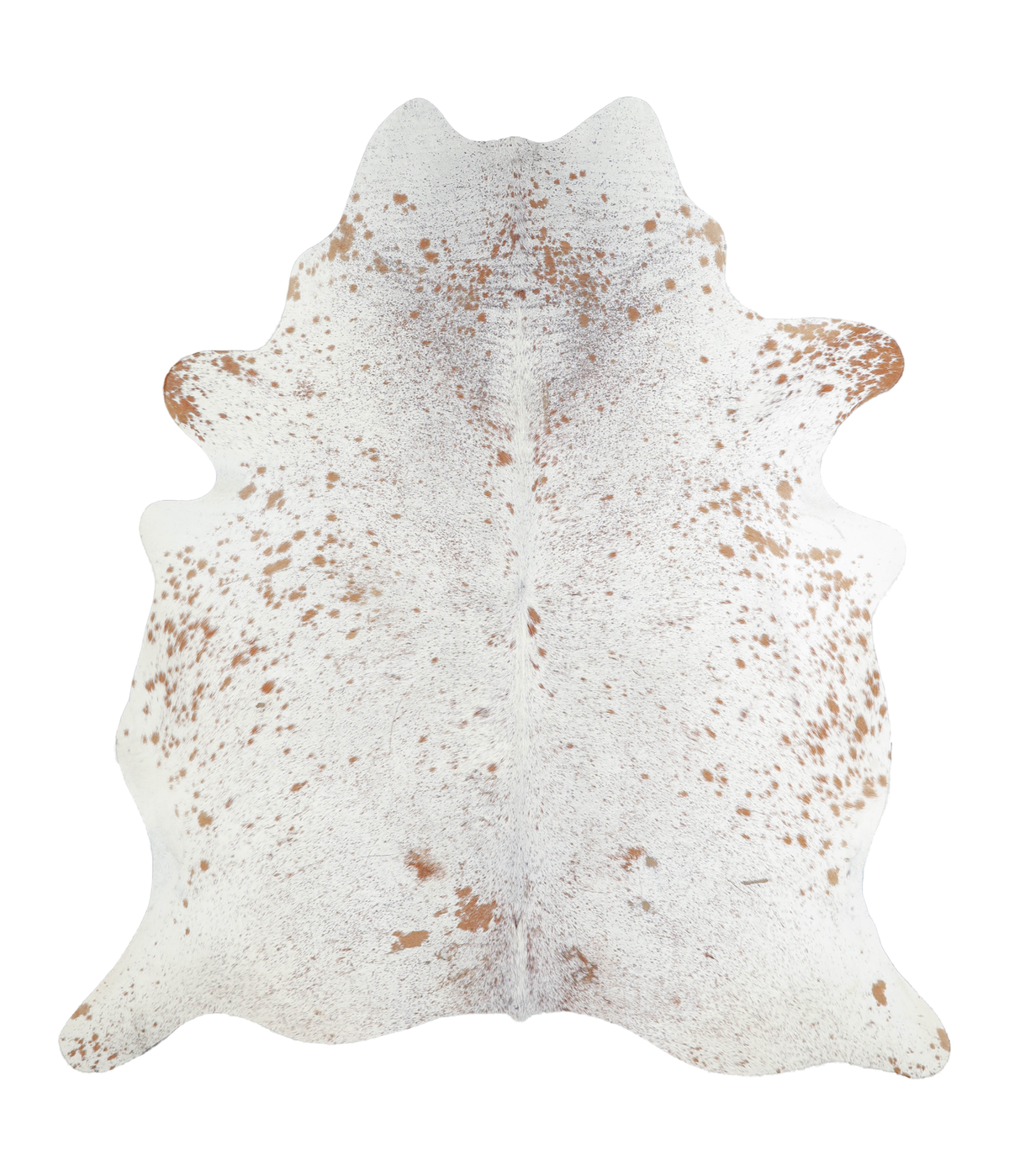 Salt and Pepper Brown Cowhide Rug #A20738