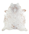 Salt and Pepper Brown X-Large Brazilian Cowhide Rug 6'8