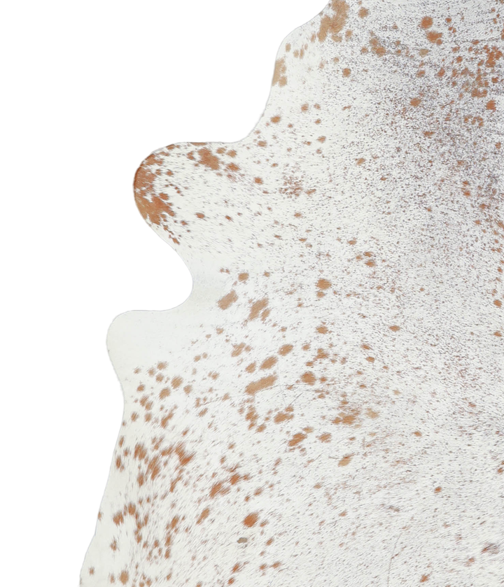 Salt and Pepper Brown X-Large Brazilian Cowhide Rug 6'8"H x 6'0"W #A20738 by Hudson Hides