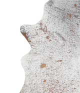 Salt and Pepper Brown X-Large Brazilian Cowhide Rug 7'8"H x 6'5"W #A20757 by Hudson Hides