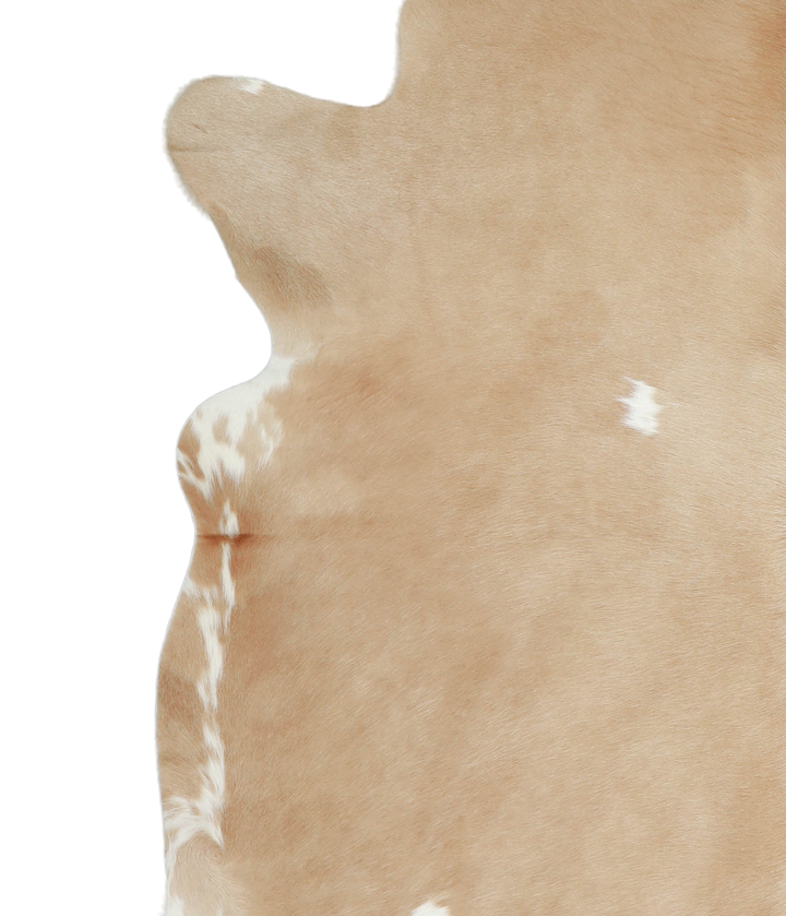 Beige XX-Large Brazilian Cowhide Rug 7'7"H x 7'1"W #A20763 by Hudson Hides