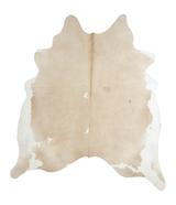Beige and White XX-Large Brazilian Cowhide Rug 7'11"H x 6'10"W #A20799 by Hudson Hides
