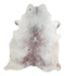 Salt and Pepper Brown Large Brazilian Cowhide Rug 6'10