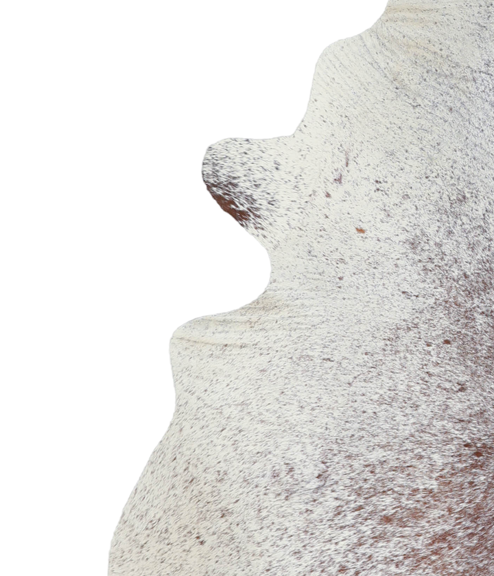 Salt and Pepper Brown Large Brazilian Cowhide Rug 6'10"H x 5'9"W #A20828 by Hudson Hides