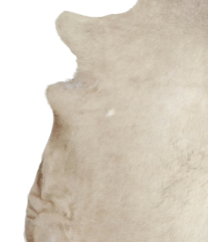 Champagne X-Large Brazilian Cowhide Rug 7'0"H x 6'11"W #A20837 by Hudson Hides