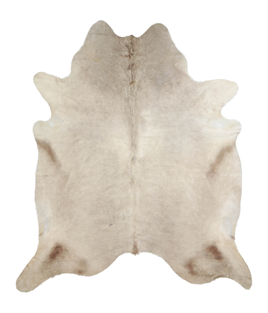 Champagne XX-Large Brazilian Cowhide Rug 7'9"H x 6'8"W #A20841 by Hudson Hides