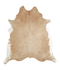 Beige XX-Large Brazilian Cowhide Rug 7'8