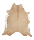 Beige XX-Large Brazilian Cowhide Rug 7'11"H x 6'11"W #A20877 by Hudson Hides