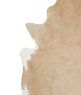 Beige X-Large Brazilian Cowhide Rug 7'4"H x 6'9"W #A20882 by Hudson Hides