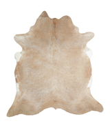 Beige X-Large Brazilian Cowhide Rug 7'4"H x 6'8"W #A20902 by Hudson Hides