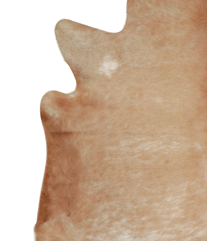 Beige XX-Large Brazilian Cowhide Rug 7'5"H x 7'1"W #A20923 by Hudson Hides
