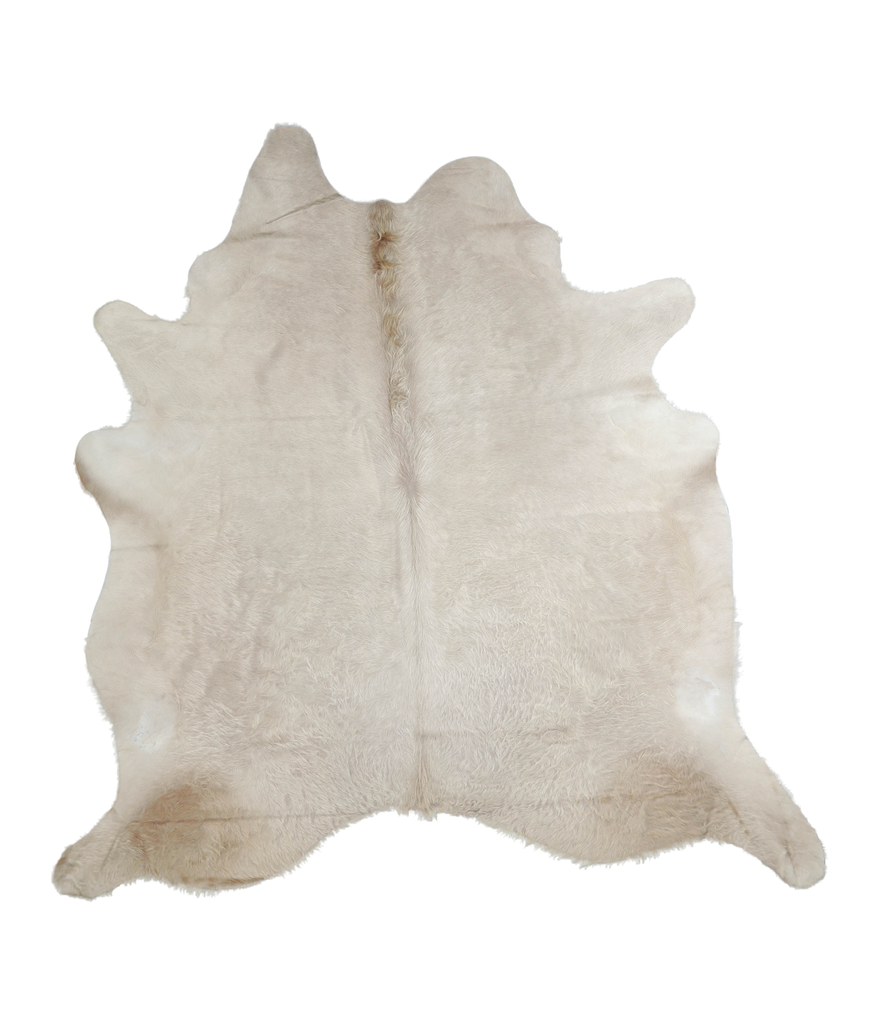Champagne X-Large Brazilian Cowhide Rug 6'10"H x 6'9"W #A20929 by Hudson Hides