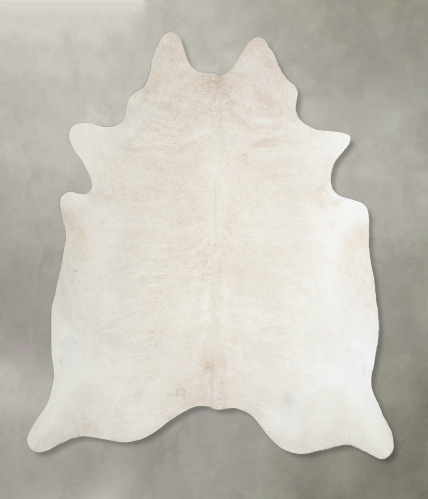 Champagne X-Large Brazilian Cowhide Rug 6'11"H x 6'7"W #A20935 by Hudson Hides