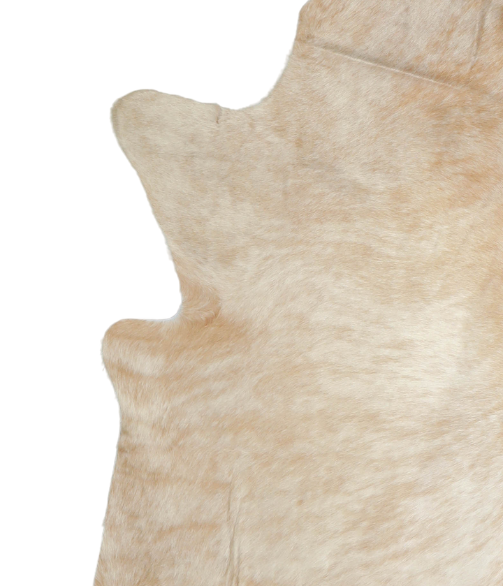 Beige X-Large Brazilian Cowhide Rug 7'4"H x 6'5"W #A20939 by Hudson Hides