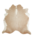 Beige and White XX-Large Brazilian Cowhide Rug 7'4"H x 7'1"W #A20943 by Hudson Hides
