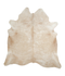 Beige XX-Large Brazilian Cowhide Rug 7'7