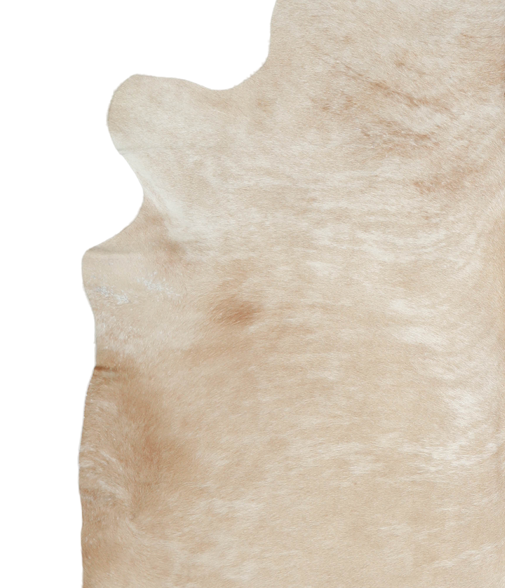 Beige XX-Large Brazilian Cowhide Rug 7'7"H x 7'0"W #A20955 by Hudson Hides