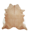Beige XX-Large Brazilian Cowhide Rug 7'5