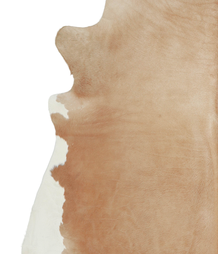 Beige XX-Large Brazilian Cowhide Rug 7'5"H x 7'1"W #A20957 by Hudson Hides