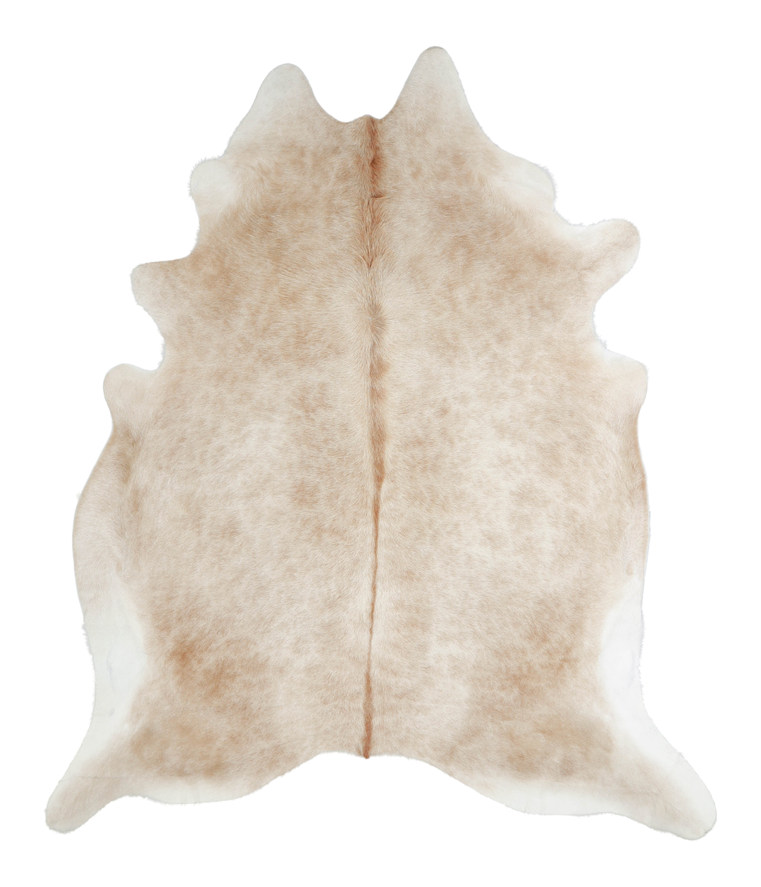 Beige X-Large Brazilian Cowhide Rug 7'6"H x 6'4"W #A20965 by Hudson Hi
