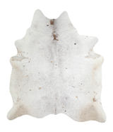 Salt and Pepper Brown X-Large Brazilian Cowhide Rug 7'0"H x 6'1"W #A20971 by Hudson Hides