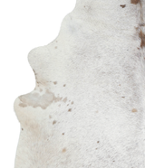 Salt and Pepper Brown X-Large Brazilian Cowhide Rug 7'0"H x 6'1"W #A20971 by Hudson Hides