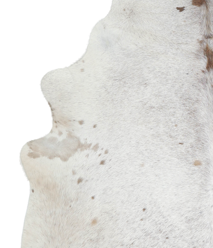 Salt and Pepper Brown X-Large Brazilian Cowhide Rug 7'0"H x 6'1"W #A20971 by Hudson Hides