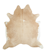 Beige XX-Large Brazilian Cowhide Rug 7'6"H x 6'8"W #A20980 by Hudson Hides