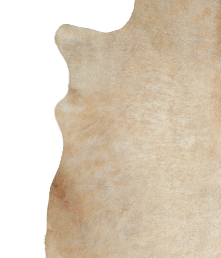 Beige X-Large Brazilian Cowhide Rug 7'3"H x 6'9"W #A20985 by Hudson Hides