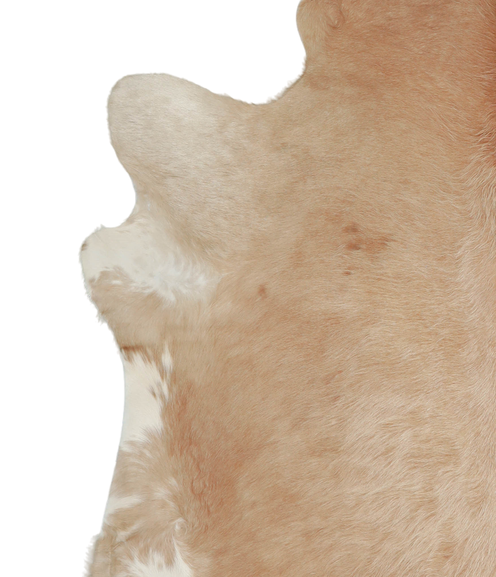Beige XX-Large Brazilian Cowhide Rug 7'9"H x 7'1"W #A20993 by Hudson Hides