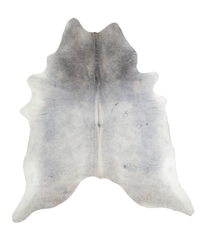 Medium Grey XX-Large Brazilian Cowhide Rug 8'3"H x 7'3"W #A21013 by Hudson Hides
