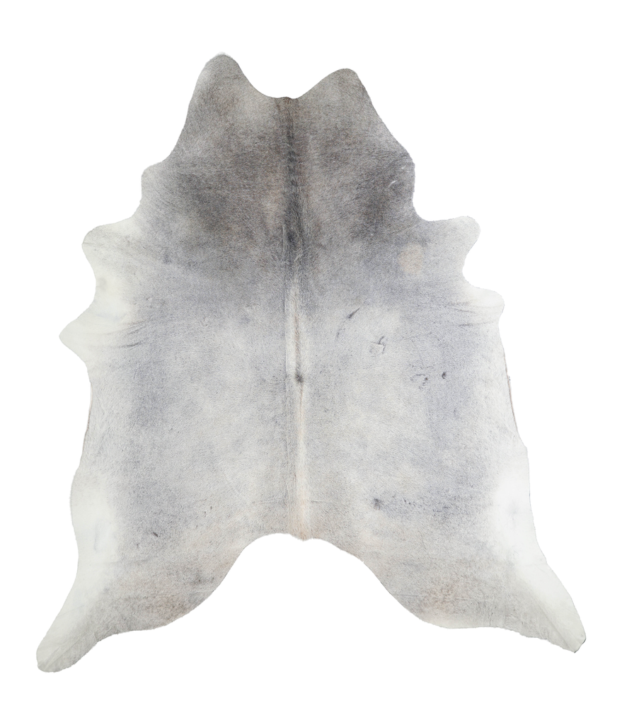 Medium Grey XX-Large Brazilian Cowhide Rug 8'3"H x 7'3"W #A21013 by Hudson Hides
