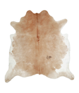 Beige XX-Large Brazilian Cowhide Rug 7'8"H x 7'4"W #A21022 by Hudson Hides