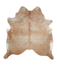 Beige XX-Large Brazilian Cowhide Rug 7'6"H x 6'11"W #A21037 by Hudson Hides