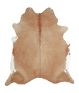 Beige X-Large Brazilian Cowhide Rug 7'3"H x 6'5"W #A21050 by Hudson Hides