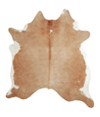 Beige X-Large Brazilian Cowhide Rug 7'3"H x 6'5"W #A21055 by Hudson Hides