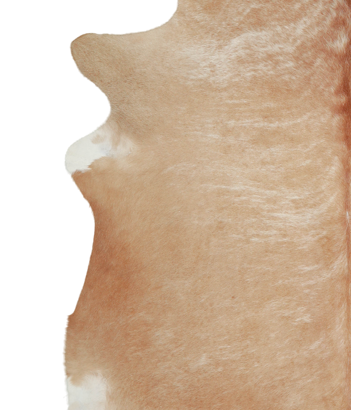 Beige XX-Large Brazilian Cowhide Rug 7'3"H x 7'8"W #A21067 by Hudson Hides